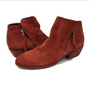 NEW Sam Edelman Packer Boot Paprika Suede